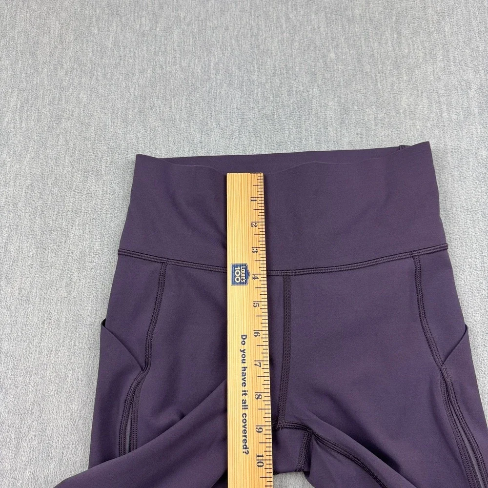 Lululemon Leggings Womens 4 Purple Pace Perfect Crop 18